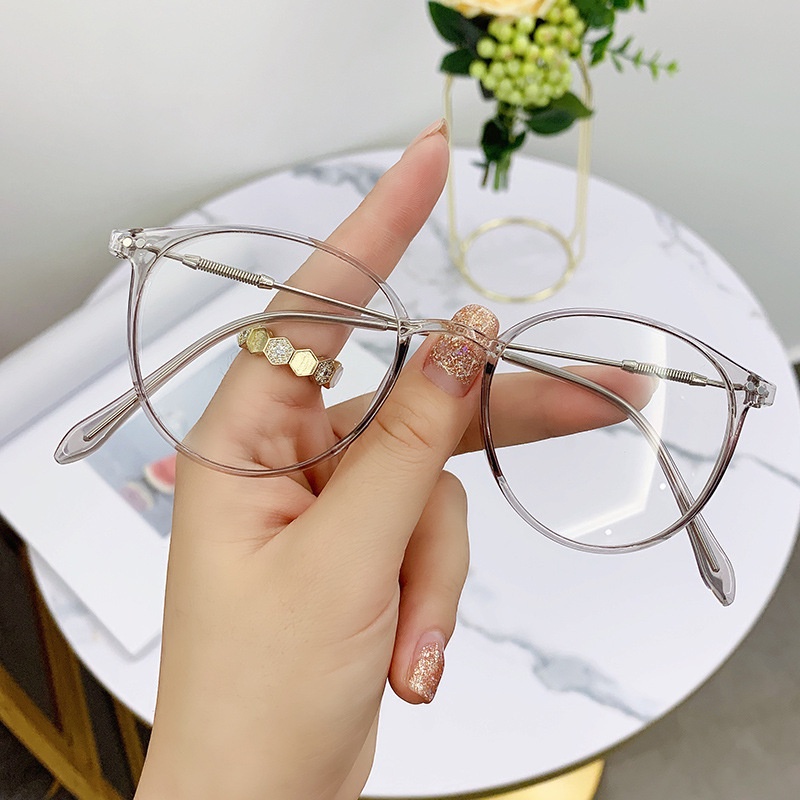 Kính đọc sách thời trang chống ánh sáng xanh dành cho nữ Chất liệu TR hợp thời trang Kính đọc chống bức xạ thấu kính độ nét cao+100°, +150°, +200°, +250°, +300°(+