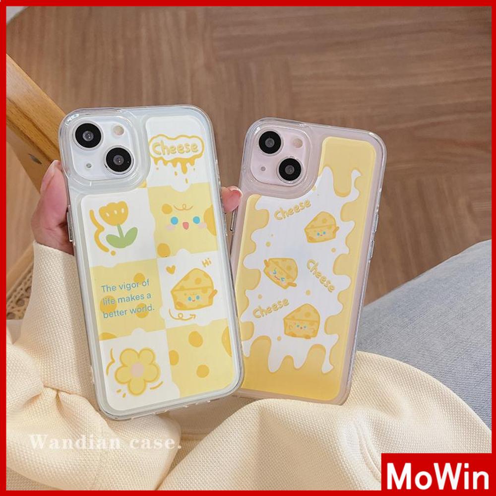 Ốp điện thoại silicon in phô mai vàng chống sốc thích hợp cho iPhone 11 13 Pro Max 12 Pro Max 7 Plus xr