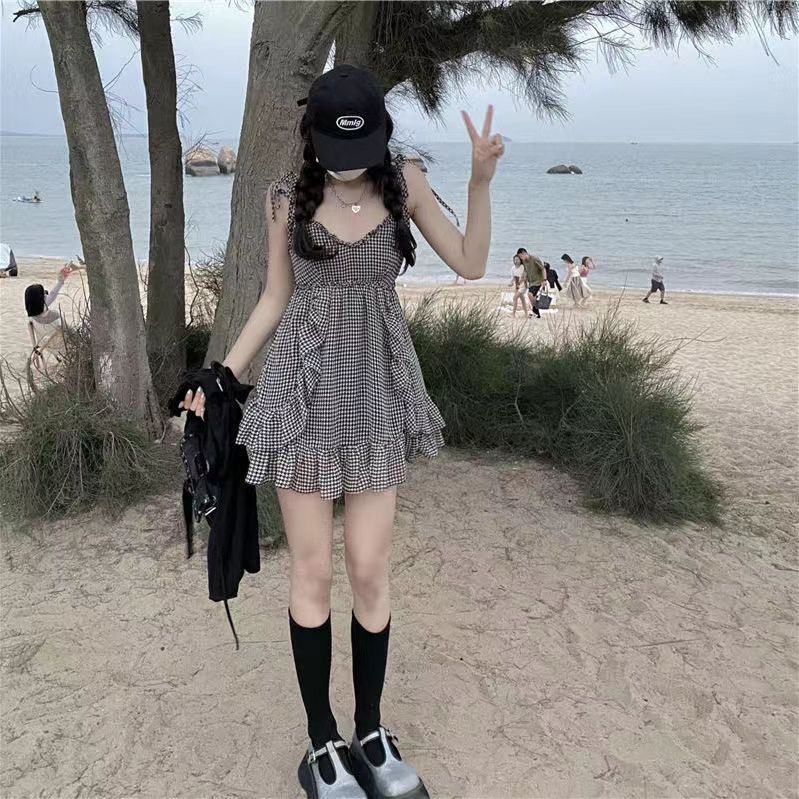 Đầm Thiết Kế Mới Thời Trang Mùa Hè Theo Phong Cách Hàn Quốc Cho Nữ