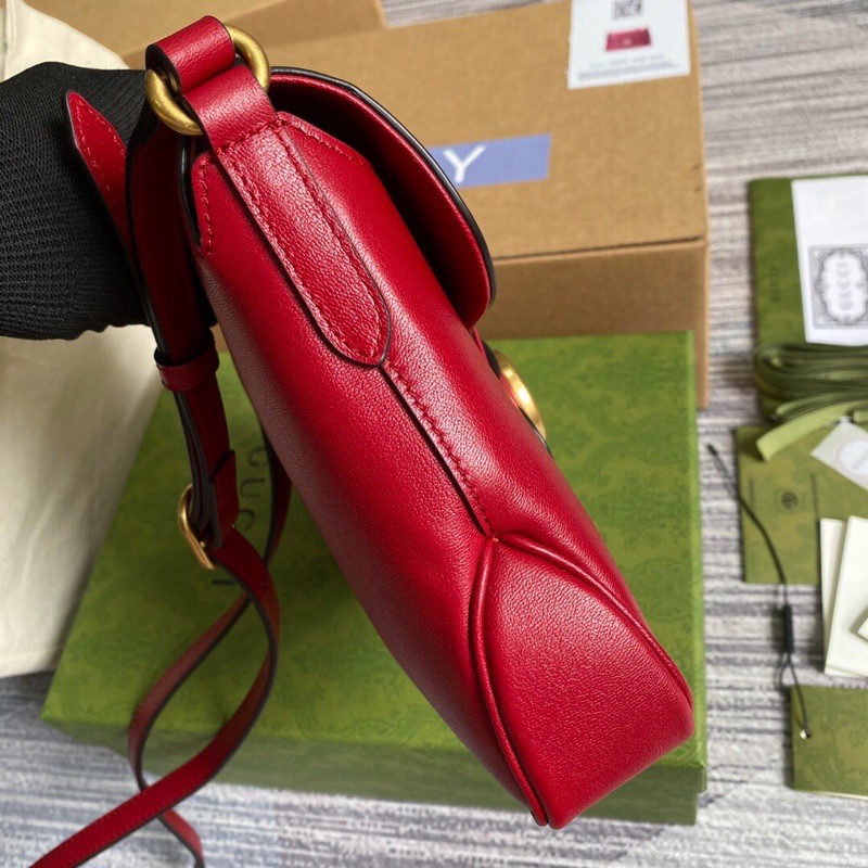 Túi xách Gucci Marmont cao cấp màu đỏ size 23.5cm