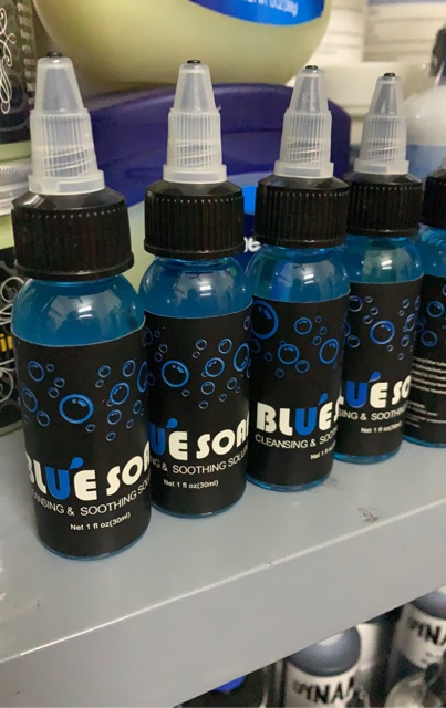 Tạo bọt vệ sinh hình xăm bluesoap 1oz