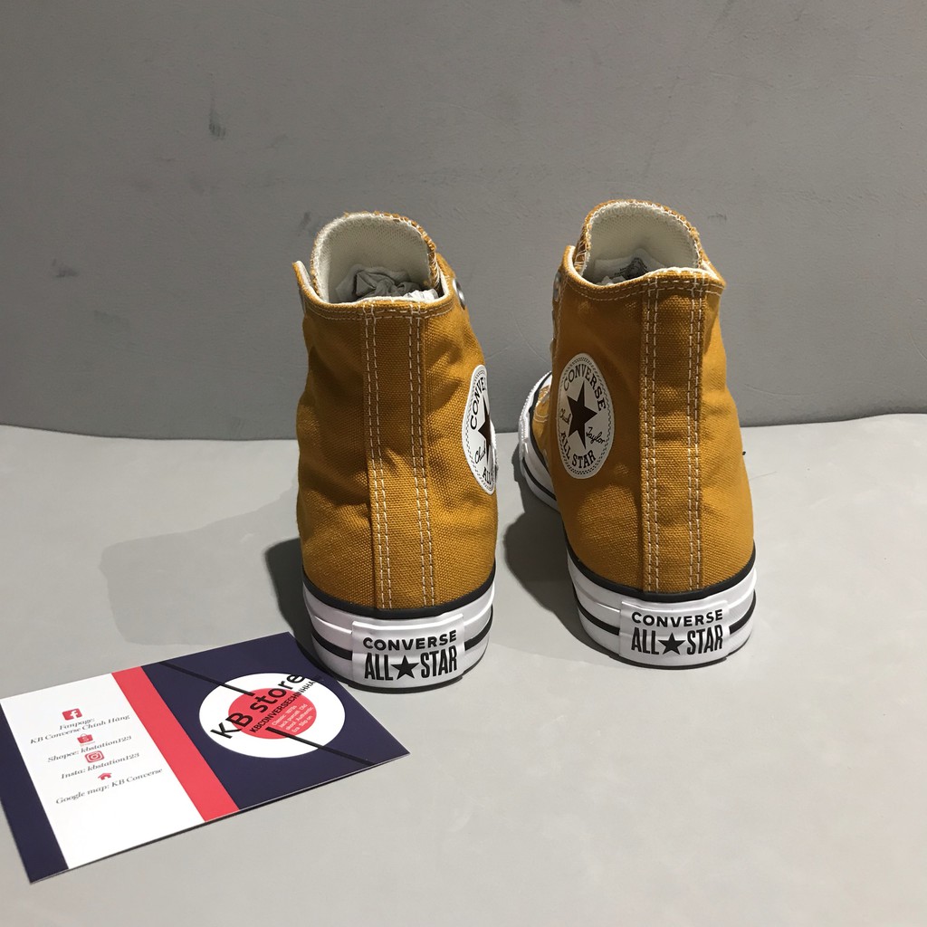 Giày Converse classic cổ cao vàng cam chính hãng