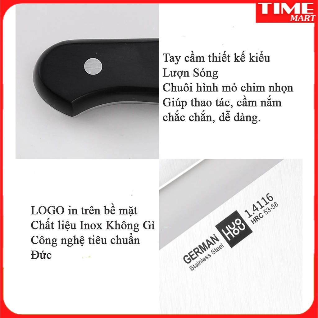 Dao Chặt Xương Nhà Bếp Cao Cấp Huohou HU0053 cao cấp chính hãng [TIME_MART siêu thị tiện ích gia đình]