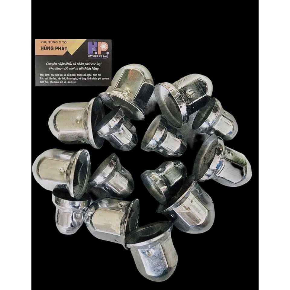 CHỤP ỐP TẮC KÊ CHO XE TẢI , XE Ô TÔ, XE HƠI - HÀNG CHUẨN INOX ĐỦ SIZE