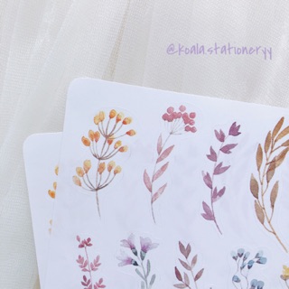 Bullet Journal Sticker - Hoa dại