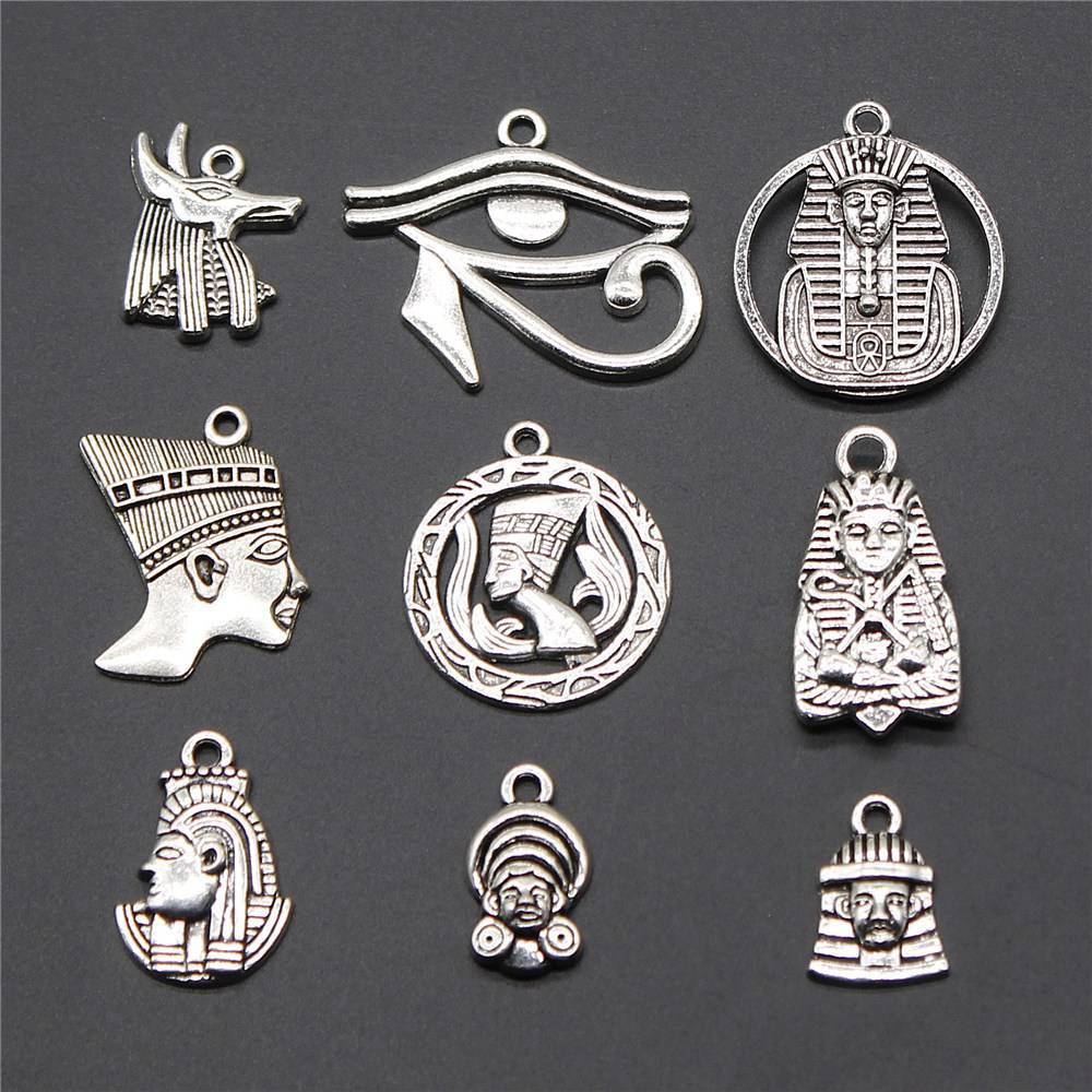 Mặt dây chuyền hình Pharaoh Ai Cập cho làm trang sức