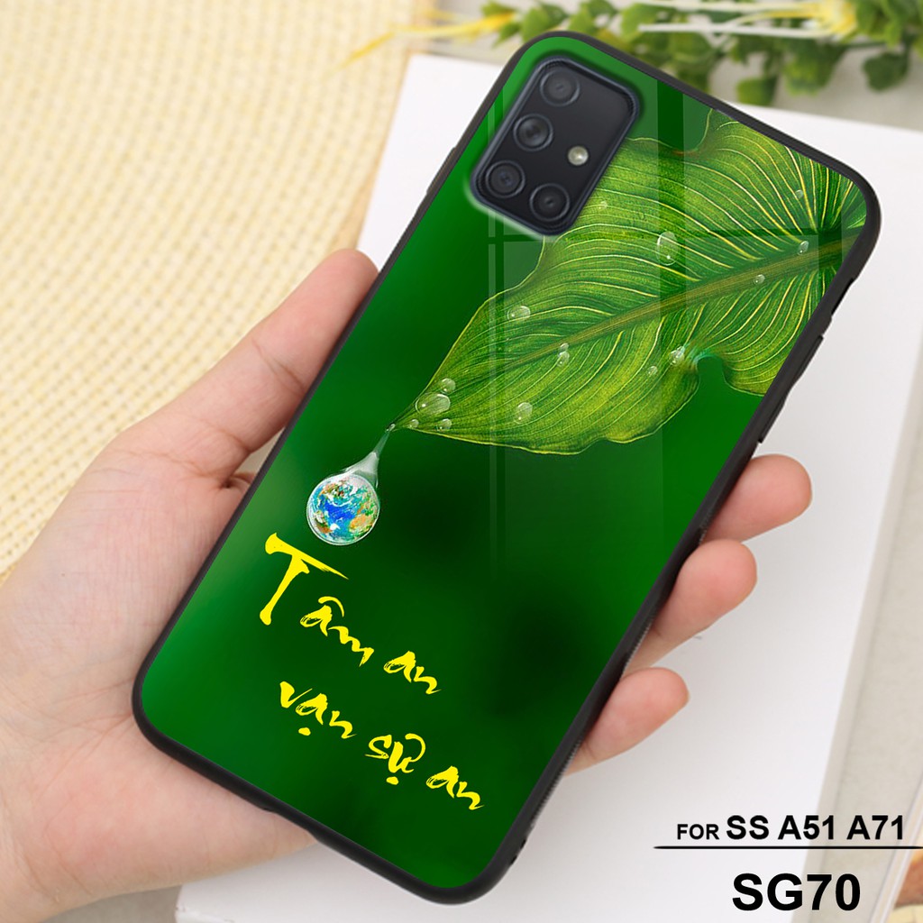 ỐP lưng kính 3D SAMSUNG A71, ỐP điện thoại thế hệ mới siêu sang Son Store