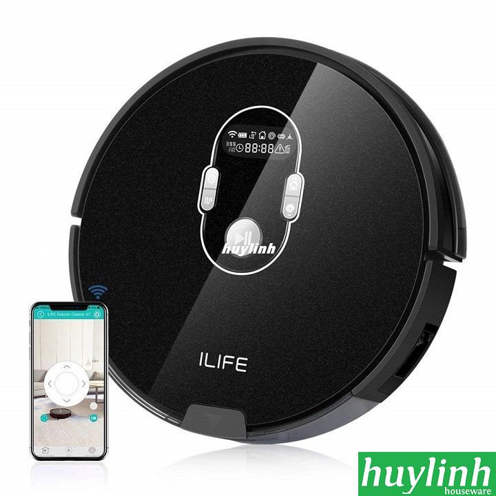 Freeship [Freeship] Robot hút bụi thông minh ILife A7 cao cấp - điều khiển bẳng Smartphone