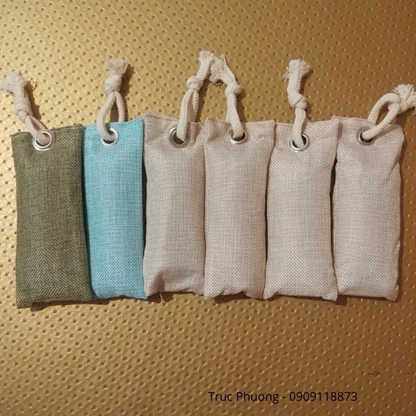 Túi than hoạt tính 100 gram khử mùi ô tô, xe hơi, tủ quần áo, giày dép, lọc không khí trong nhà