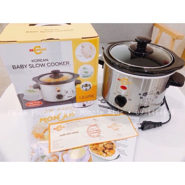 Nồi Nấu Cháo Chậm BBCOOKER 3,5L Chính Hãng -𝗞𝗶𝗱𝘀𝗴𝗮𝗿𝗱𝗲𝗻𝘃𝗻
