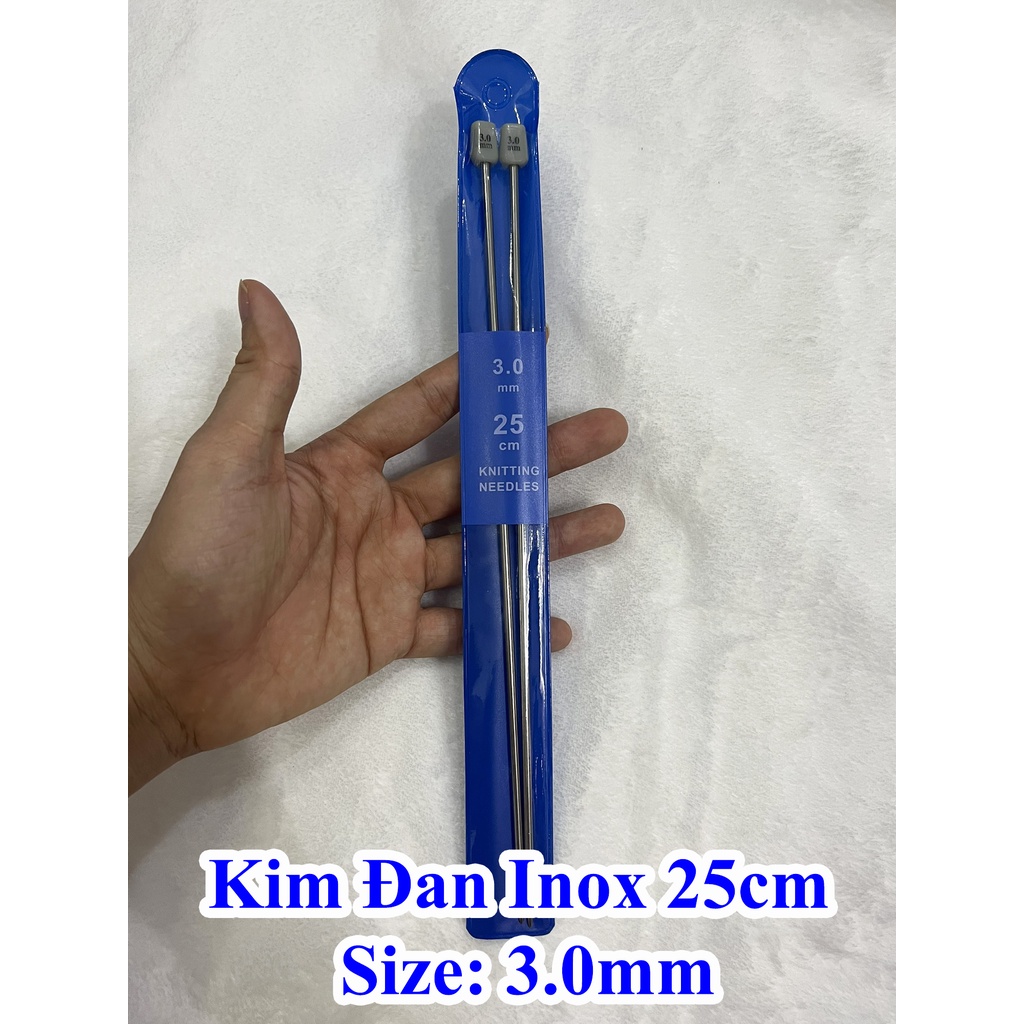 Kim đan inox 25cm 18k/ cặp