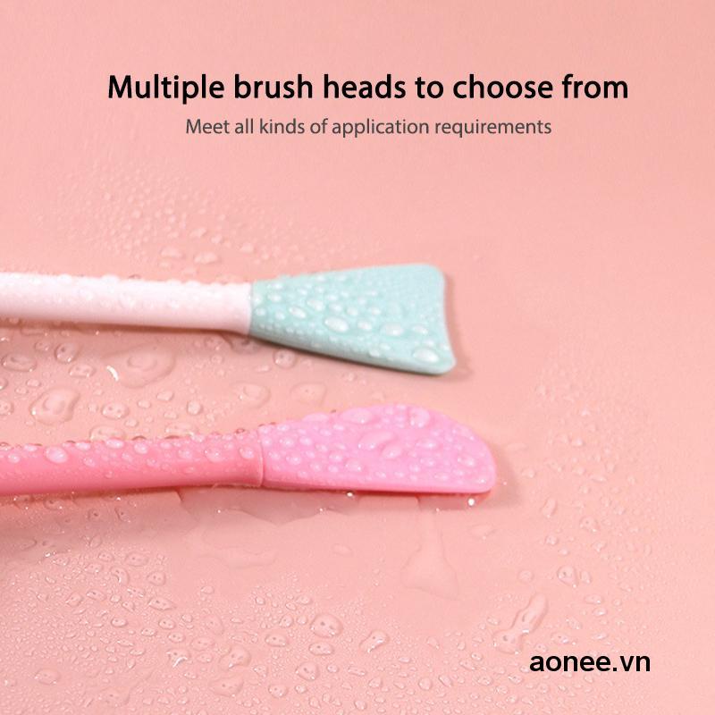 ✨✨Cọ Silicone Hai Đầu Dùng Để Vệ Sinh Mặt Nạ Tiện Dụng
