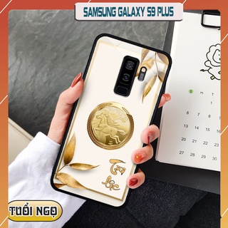 Ốp lưng kính 3D 12 con giáp - Samsung galaxy S9 Plus