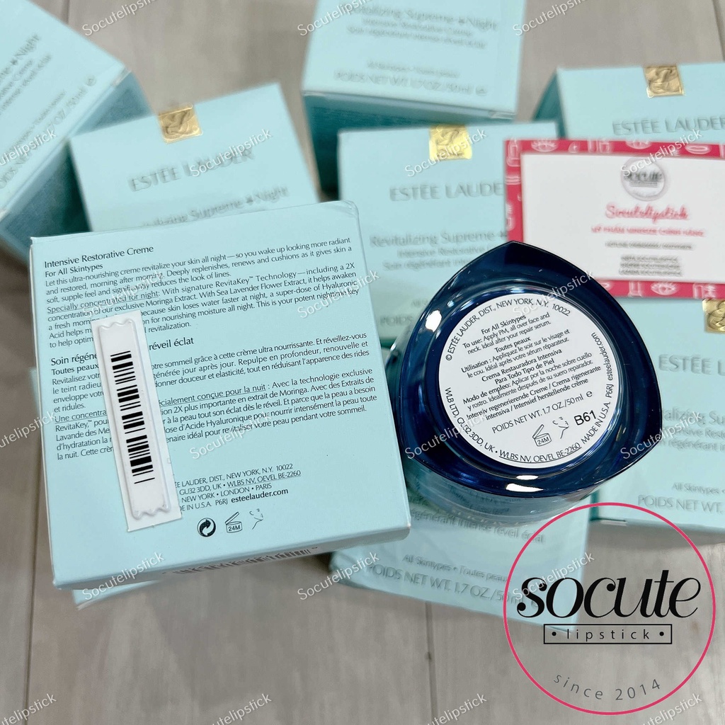 50ml - Kem dưỡng đêm phục hồi chuyên sâu Esstee Lauder Revitalizing Supreme+ Night Intensive Restorative Creme