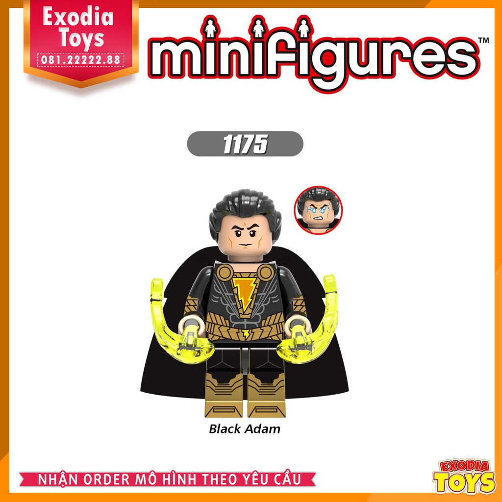 Xếp hình minifigure siêu anh hùng Liên Minh Công Lý : Shazam! - Đồ Chơi Lắp Ghép Sáng Tạo - X0247