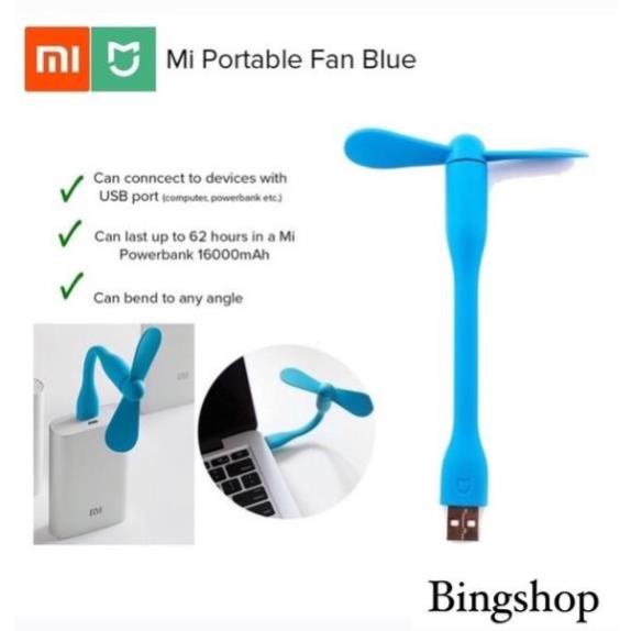 Quạt USB Xiaomi Màu Xanh- Hàng Chính Hãng