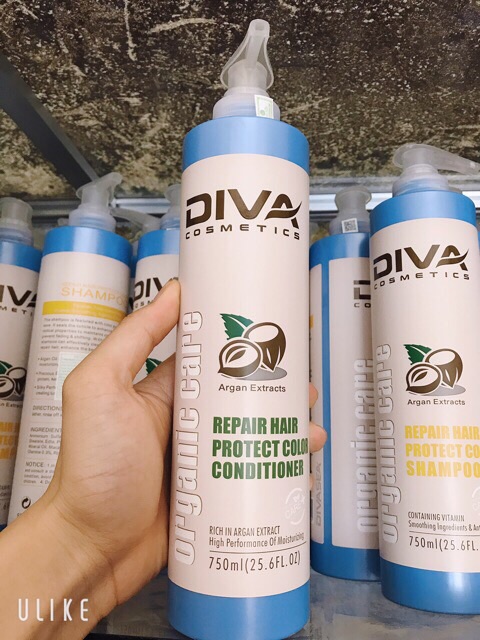 Cặp dầu gội-xả DIVA phục hồi và giữ màu