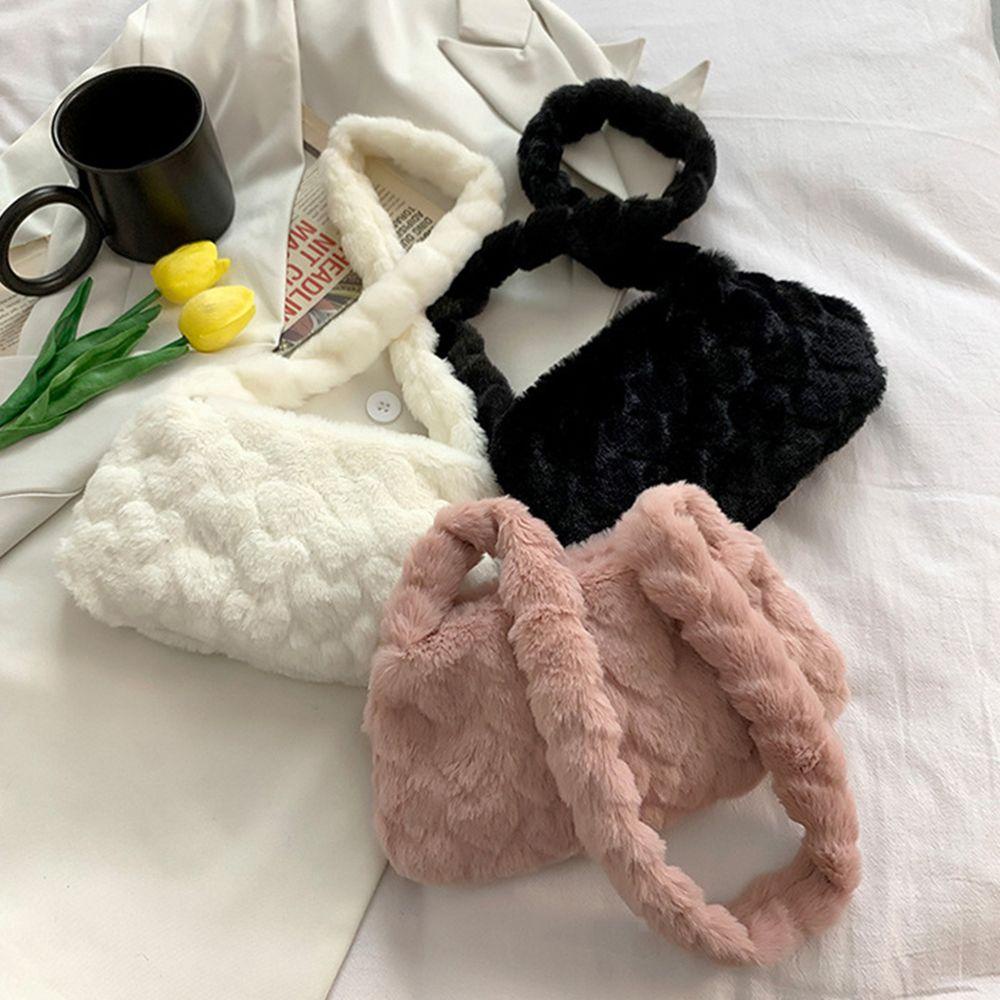 Túi Xách Đeo Vai Phủ Bông Mềm Cỡ Nhỏ Thời Trang Sành Điệu