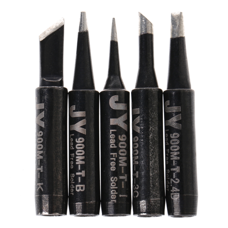 Set 5 đầu hàn đầu hàn 900M-T cho Hakko 936 SAIKE 909d 852 chất lượng cao