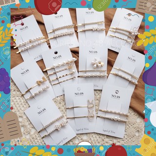 Set kẹp tóc ngọc sang trọng nhiều mẫu phong cách Hàn Quốc