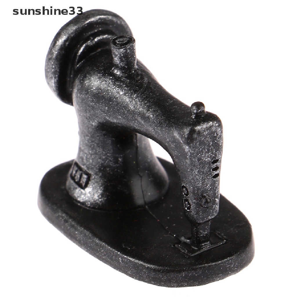 SU 1/12 Dollhouse Miniature Sewing Tools Sewing Machine Model Furniture Toys n
