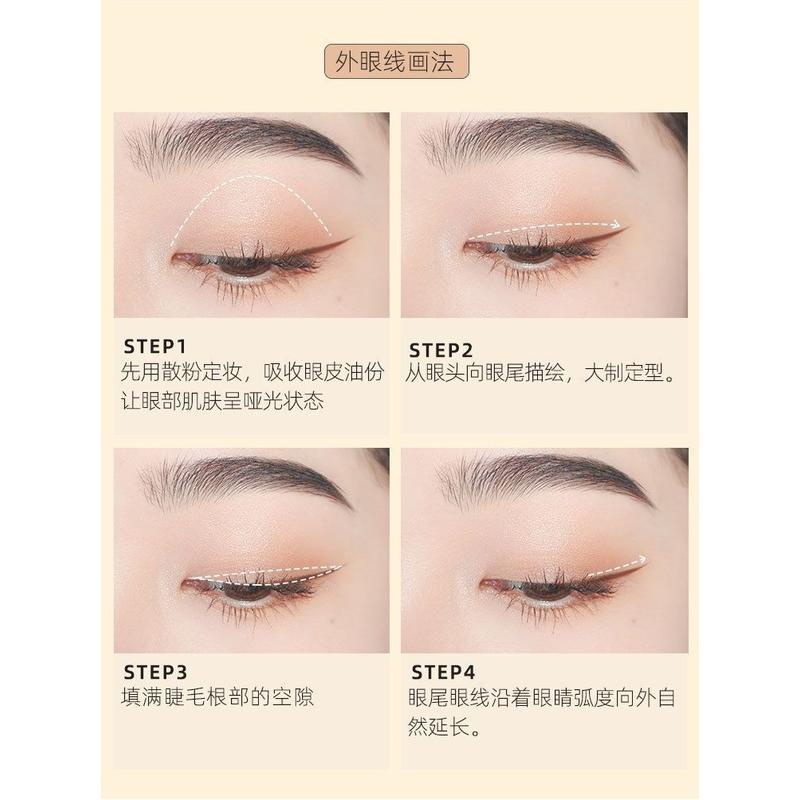 Bút Kẻ Mắt Màu Lì Chống Nước Không Nở Mau Khô Lâu Trôi