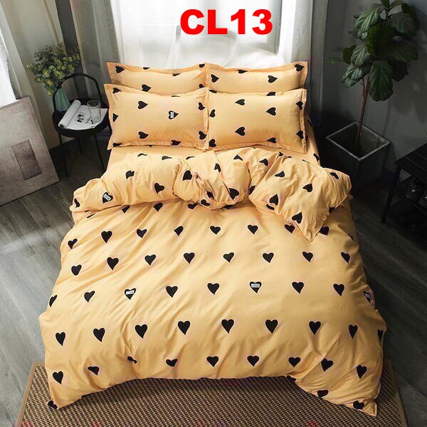 Bộ chăn ga gối CL11 set 4 món Loại 1 Cotton poly hàng Loại 1 nhập khẩu