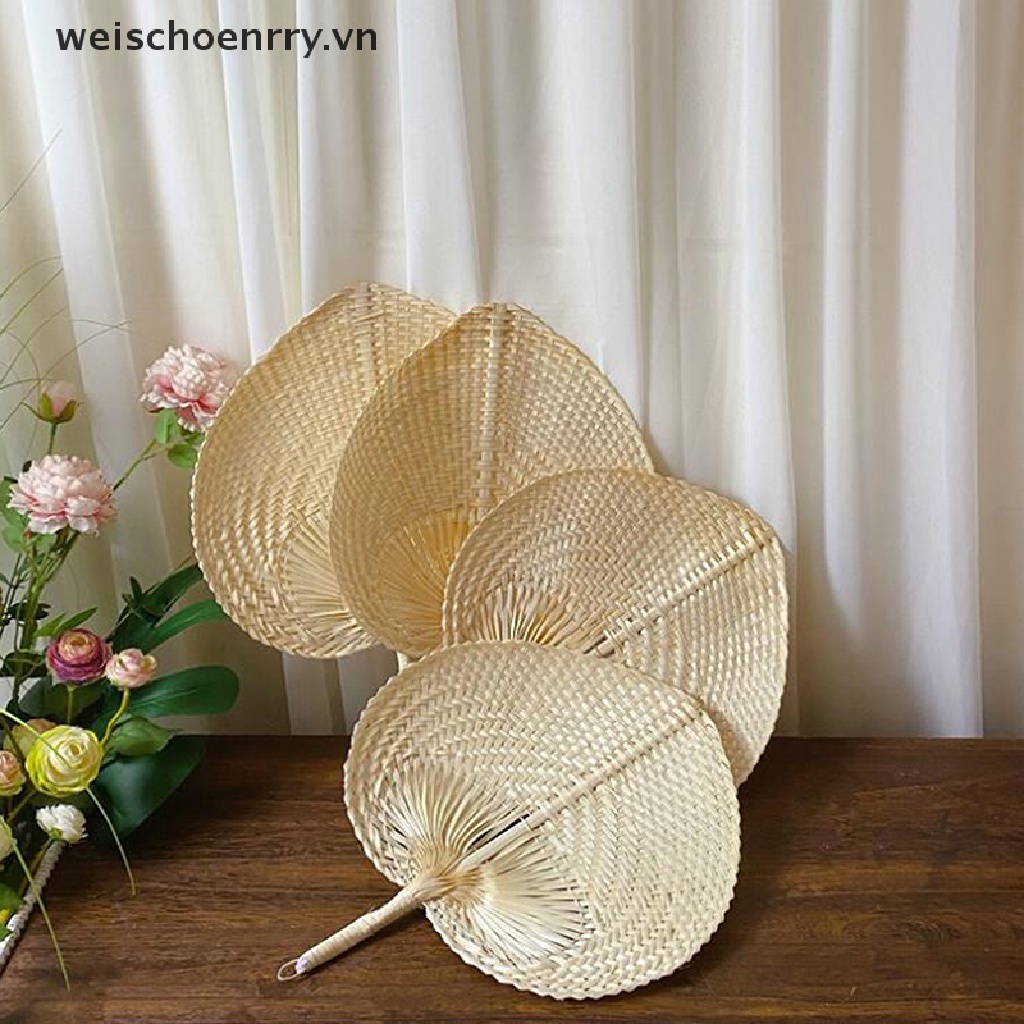 Quạt Làm Mát Bằng Tre Đan Thủ Công Mùa Hè Trang Trí Nhà Cửa
