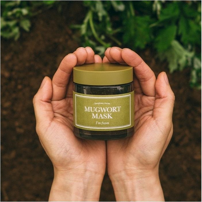 Mặt Nạ Chiết Xuất Ngải Cứu I'm From Giảm Viêm, Giảm Đỏ Sưng Mụn Mugwort Mask 110g