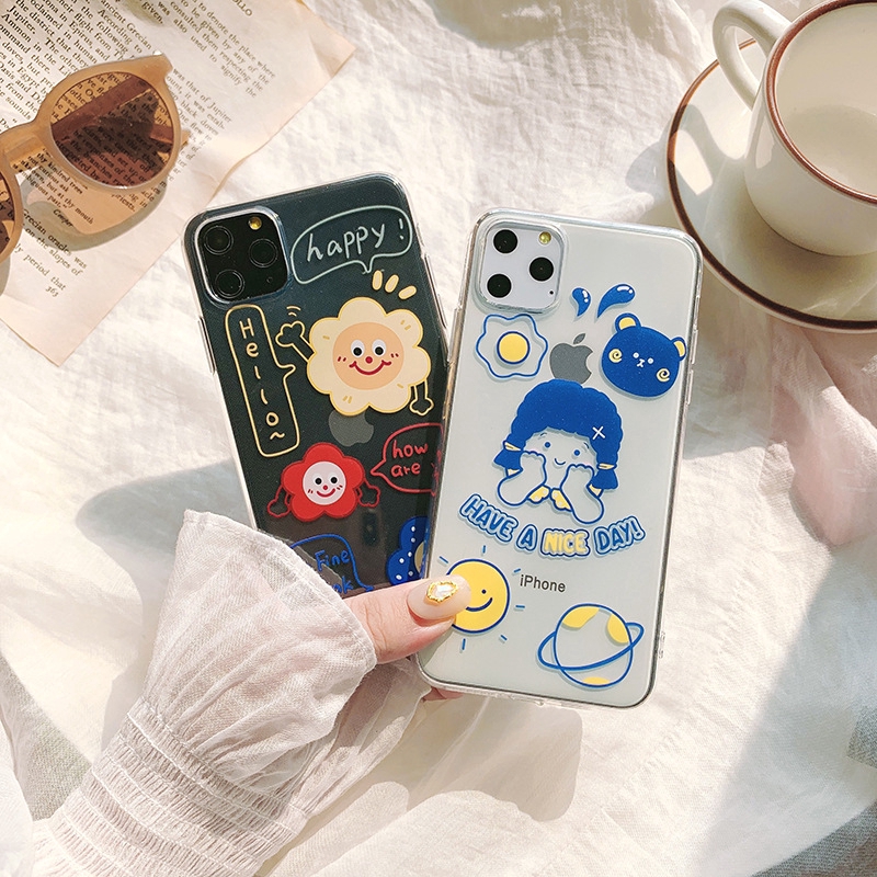 Ốp điện thoại in hình hoạt hình dễ thương cho Iphone 5/5S/6/6plus/6S/6S plus/6/7/7plus/8/8plus/X/XS/XS Max/11 164 | BigBuy360 - bigbuy360.vn