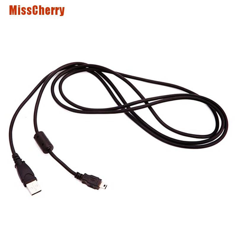 Dây Cáp Sạc 1.8m Usb 2.0 5-pin Màu Đen Cho Tay Cầm Chơi Game Ps3