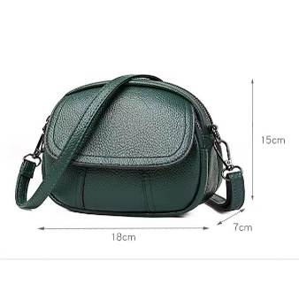 Túi Đeo Chéo Da Cá Sấu Mini Thời Trang Đơn Giản Phong Cách Retro Dành Cho Nữ