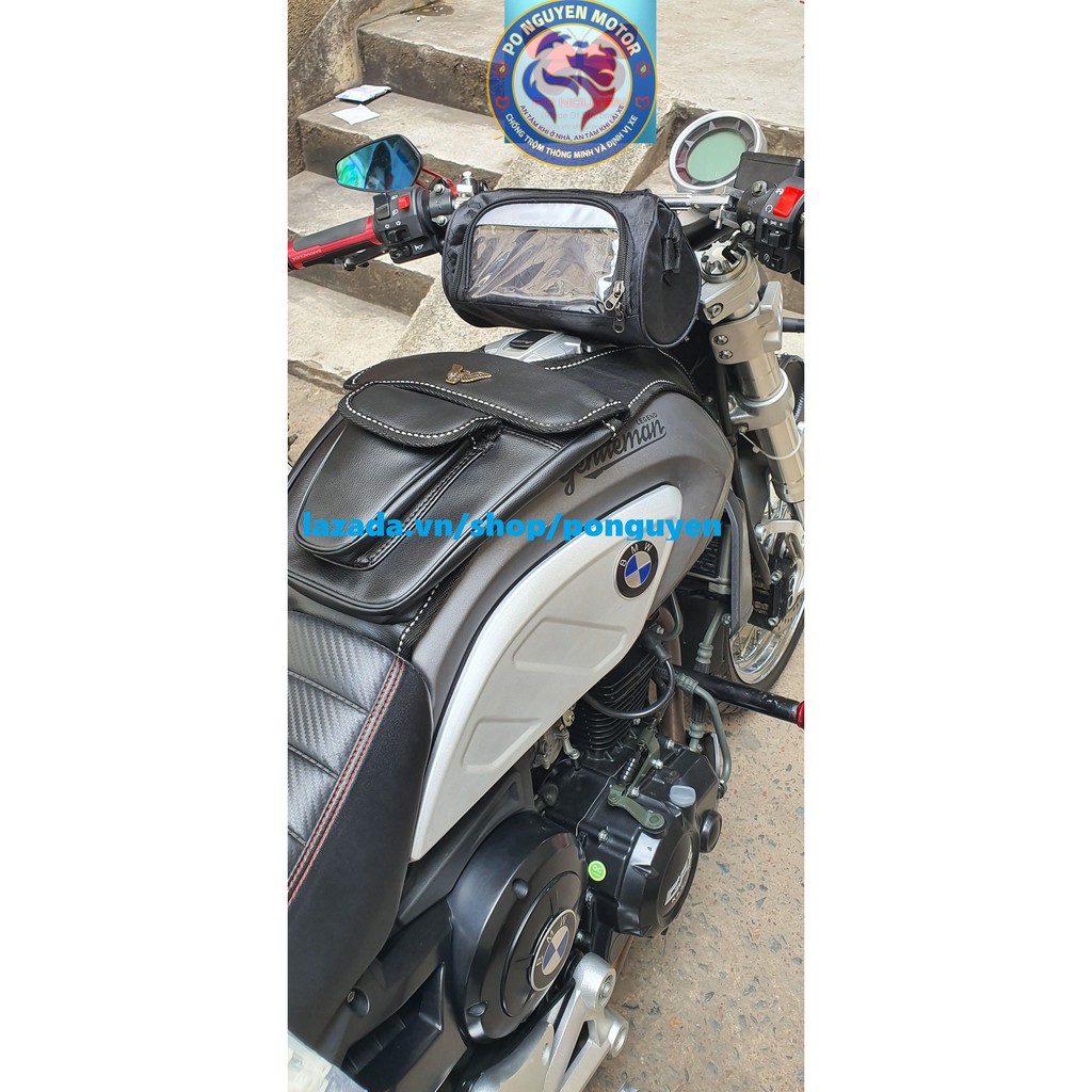 Túi treo bình xăng P2 ( Loại da tốt)
