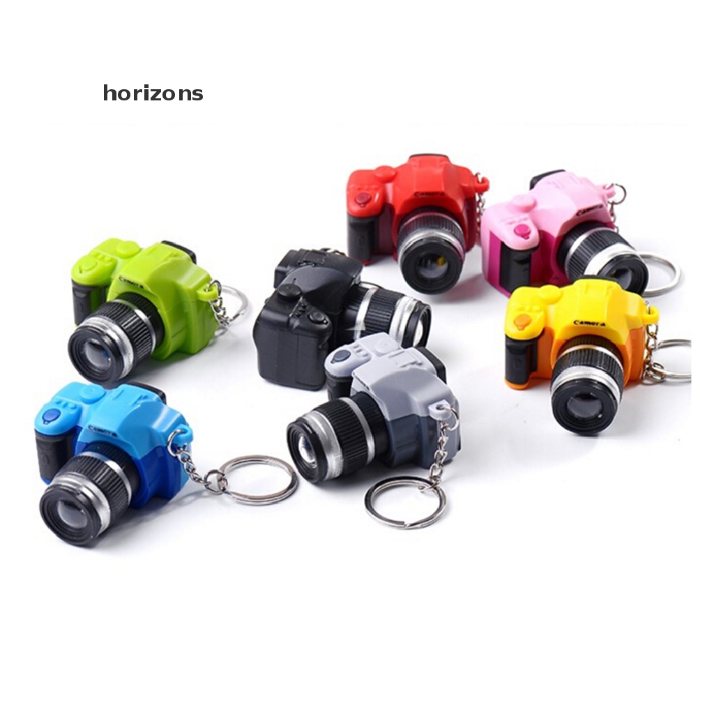 Móc khóa hình đồ chơi máy ảnh mini đáng yêu có hiệu ứng đèn nháy và âm thanh