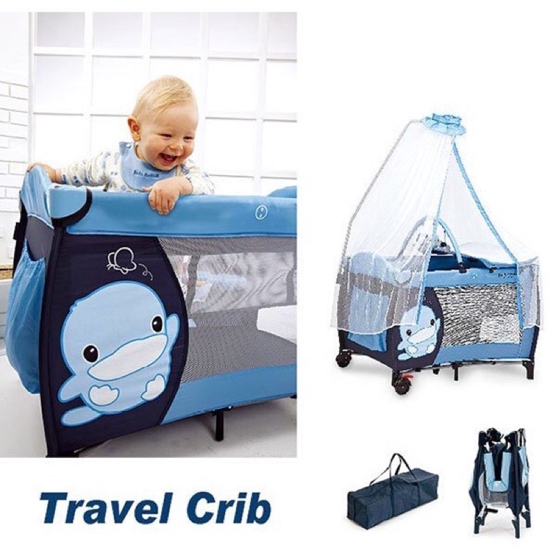 Nôi ngủ nôi chơi cho bé KUKU KU6034