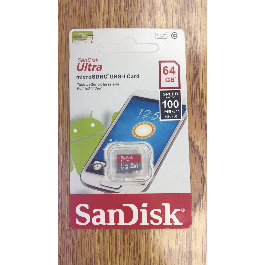 Thẻ nhớ SANDISK Micro SD 64G Class10 BH 5 năm 1 đổi 1 | BigBuy360 - bigbuy360.vn