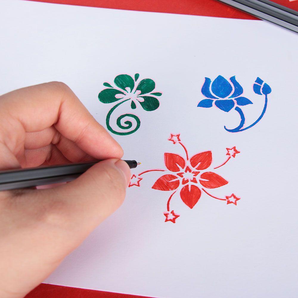 Set 9 Khuôn Dập Nổi Họa Tiết Trang Trí Thiệp Đa Năng Tiện Dụng