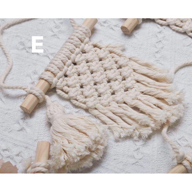 Macrame mini treo tường trang trí phòng