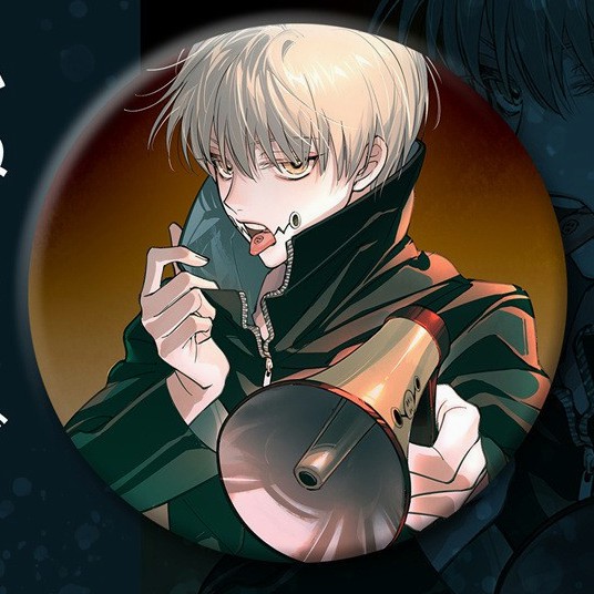 Ghim cài hình nhân vật anime Gojo Satoru Fushiguro Megumi