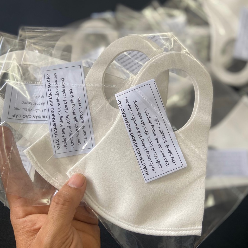 Khẩu trang kháng khuẩn, bụi mịn - Đang sẵn hàng