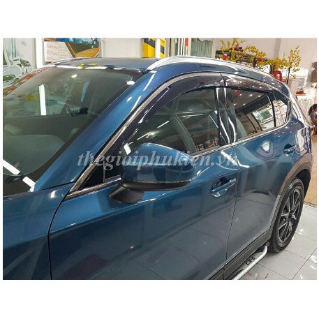 Vè che mưa xe Mazda CX5, CX-5 đời 2018- 2019 - 2020- 2021- 2022 chỉ Inox cao cấp nhất thị trường