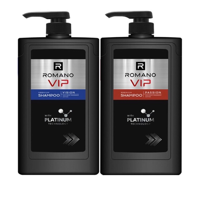 Dầu gội đầu nam hương nước hoa cao cấp ROMANO VIP chai 650ML