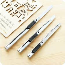 Dao Dọc Giấy Vỏ Inox Nhỏ Xinh