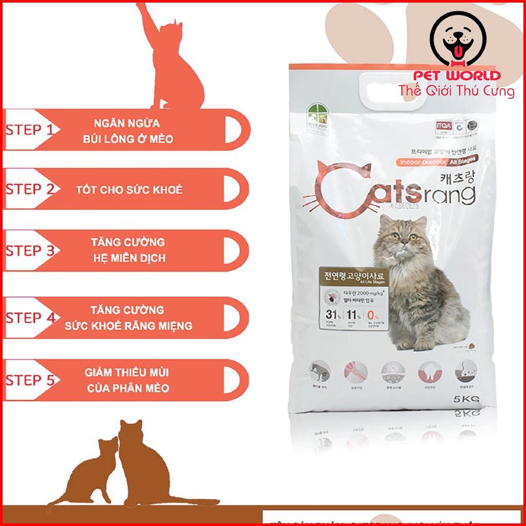 Thức ăn hạt kho dành cho Mèo Catsrang 5kg Hàn Quốc