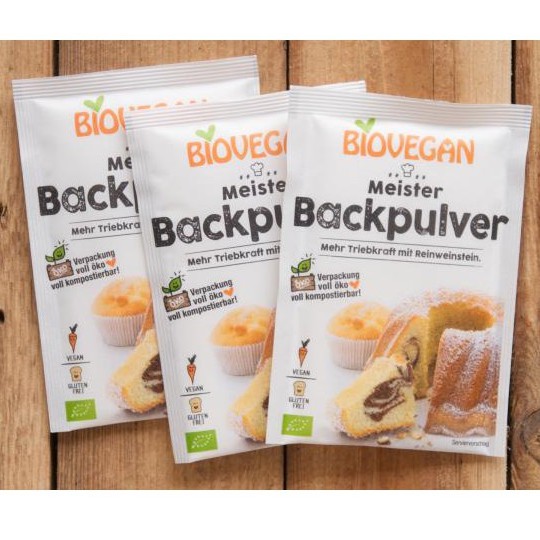 Bột nở hữu cơ 17gr - Biovegan