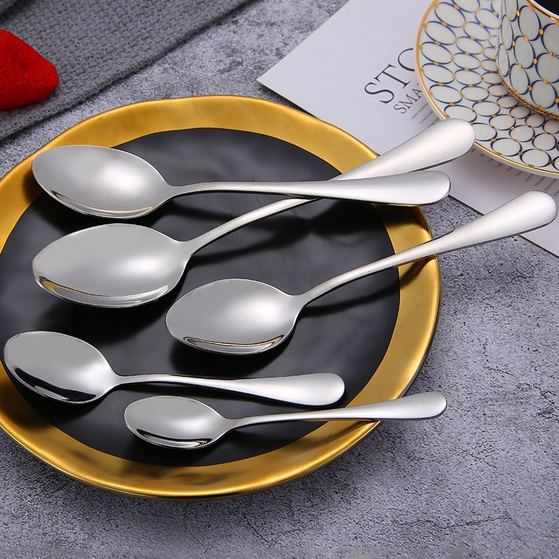 Muỗng Cà Phê Bằng Thép Không Gỉ 1010 Series Đặc Biệt Hình One Piece Cho Nhà Hàng