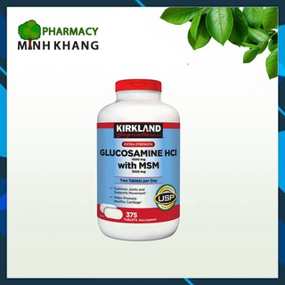 [MIỄN PHÍ] [HÀNG CHÍNH HÃNG] Viên uống bổ xương khớp Glucosamin Kirkland 1500mg 375 viên [ĐỔI TRẢ]