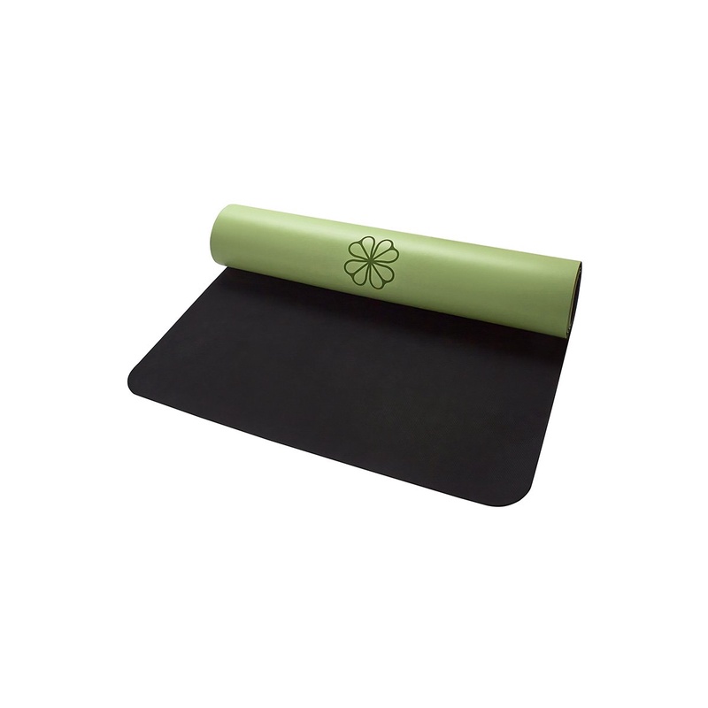 Thảm tập yoga gym cao su cao su thuần chay hoạ tiết cỏ 4 lá Vegan Caper Clover Mat