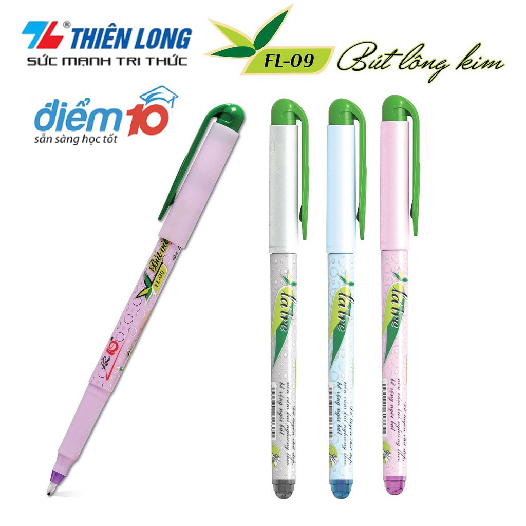 Bút Lông Kim Lá Tre Điểm 10 FL-09. Viết Nét Thanh - Đậm