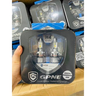Bộ đèn led gpne r2 siêu sáng 2 chế độ màu vàng, trắng có canbus - chân h4, h11